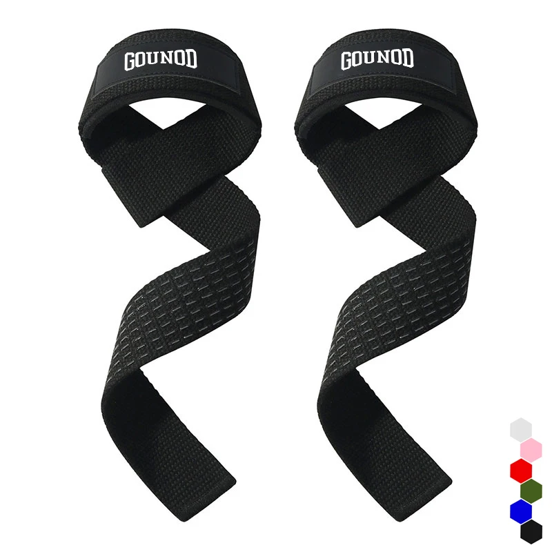 1 para/2 pary/3 pary GOUNOD Sport Booster pas z uchwytem pas Fitness Pull-up Bar Pull-up silikonowy antypoślizgowy odporny na zużycie pas martwego ciągu