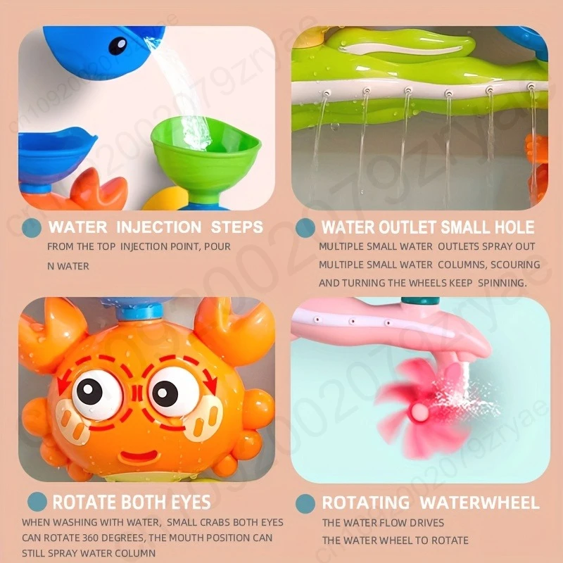 مجموعة ألعاب حمام ذات كوب شفط تفاعلي للشباب، مثالية للشباب والمدرسين، هدية مثالية للهالوين وعيد الميلاد