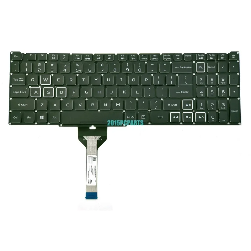 A+New for Acer Predator Helios 300 PH315-54 Keyboard US RGB Colorful Backlit
