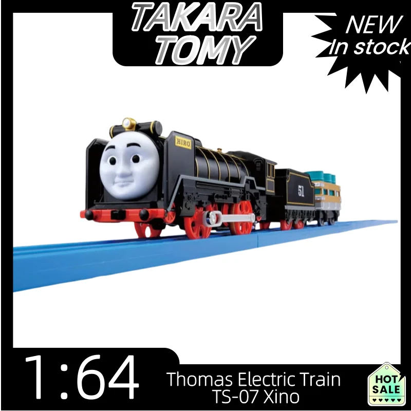 TAKARA TOMY 1:64, Электрический поезд Thomas and Friends TS-07 Xino, литая под давлением модель из сплава, новый запас, украшение комнаты,