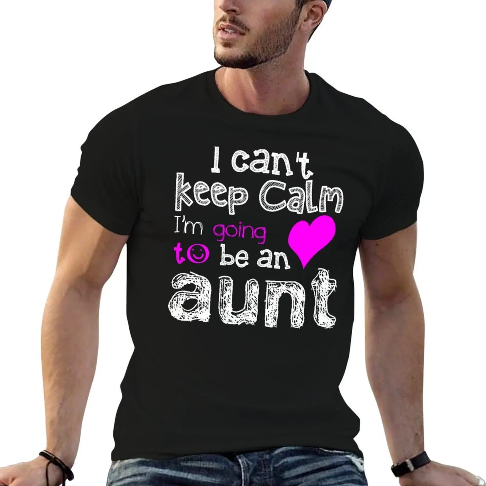 I can't keep calm I'm going to be an aunt T-Shirt heavyweights sweat mens tall t shirts