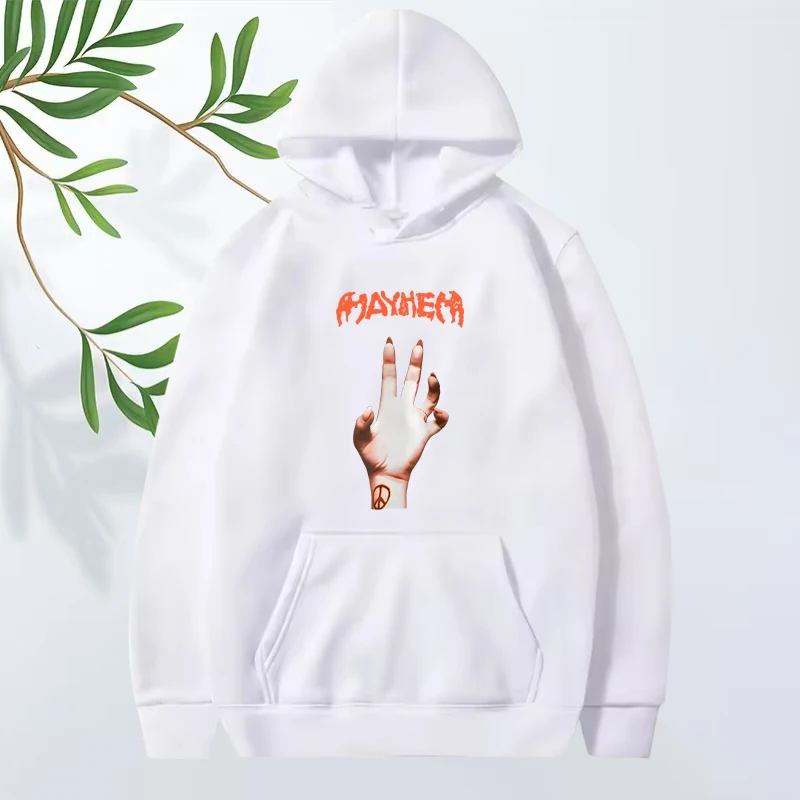 2025 Lady Gaga Mayhem New Album Graphics hoodie men women y2k vintage Long sleeve Sweatshirt with print oversized hoodie unisex