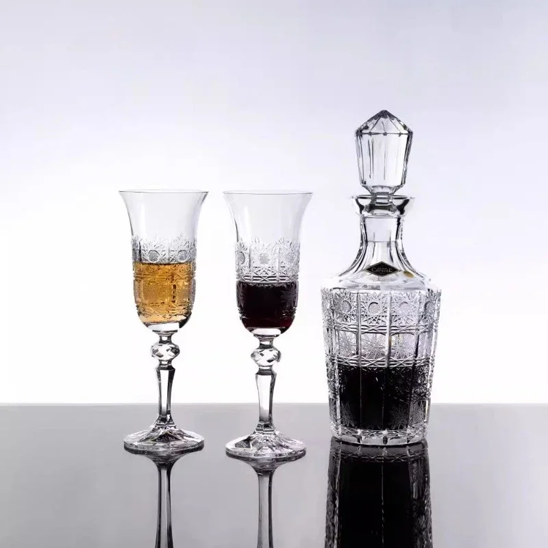 

creative wine bottle wine set wine glass