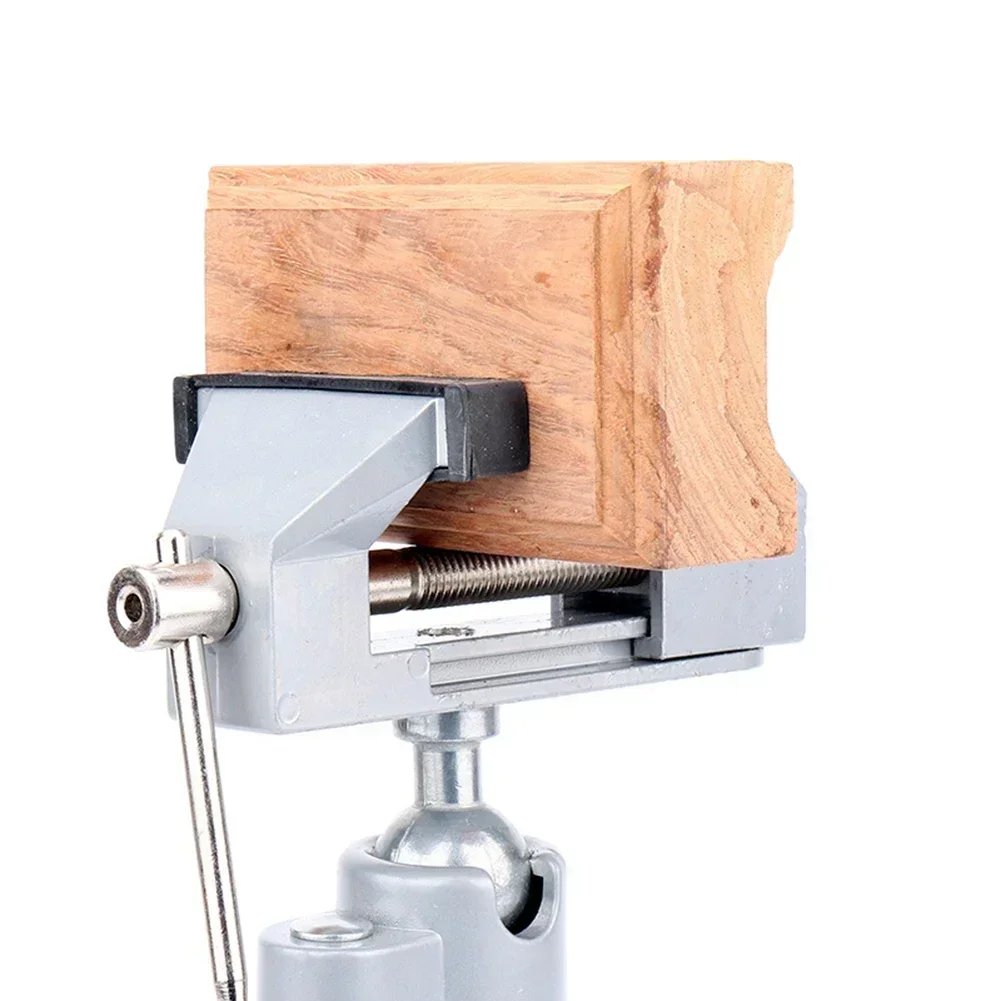 360° Table Swivel Vise Woodworking Grinder Tool Accessory Electric Drill Stand Holder Multifunctional Aluminium Alloy Bracket