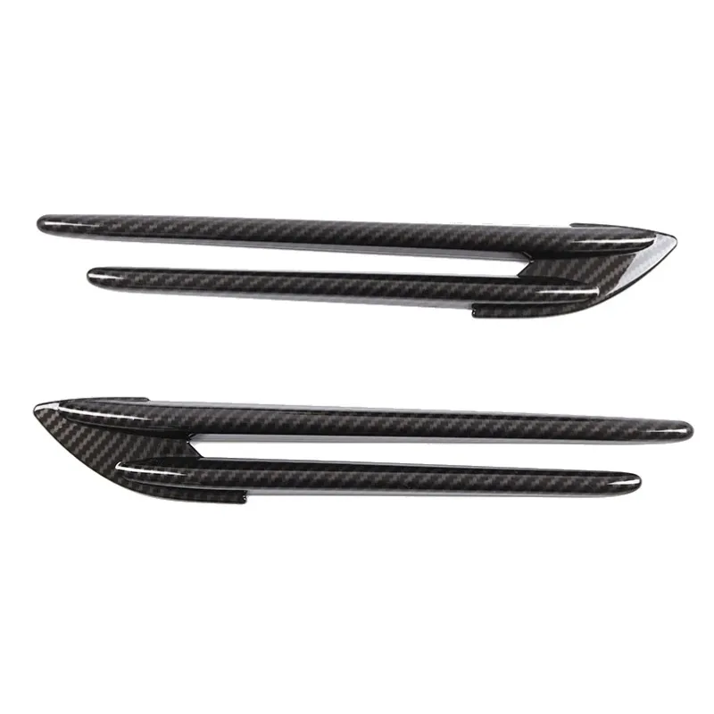 

For Subaru BRZ 2012-2020 ABS Carbon Fiber Car Side Fender Fin Vents Cover Trim Stickers Car Accessories