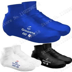 2024 Cycling Shoe Covers FDJ Team Road Bike Shoes Cover MTB Jerseys Dust-proof Non-slip Outdoor Bicycle Overshoes