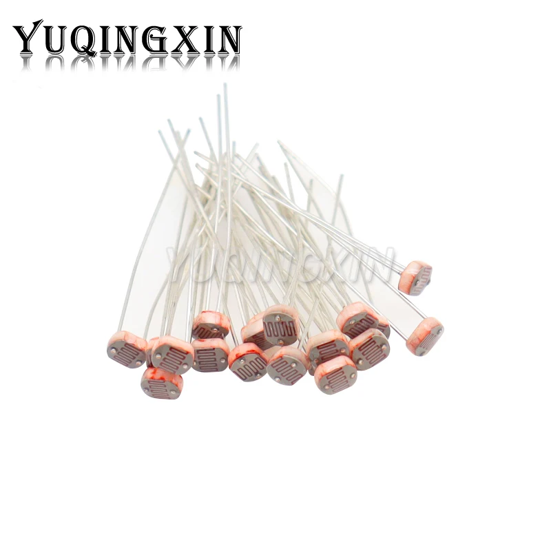 Ldr-fotoresistor para fotoresistor, diy kit para 5506 gl5506 gl5516 gl5528 gl5537 gl5539, 50pcs (5 valores x 10pcs)