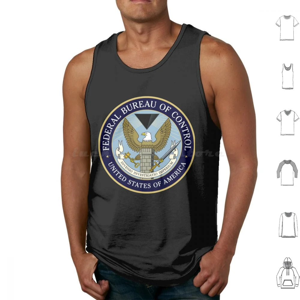 Best Federal Bureau Of Control Tank Tops Print Cotton Alan Wake Control Remedy Federal Bureau Of Control Game Gaming Jesse