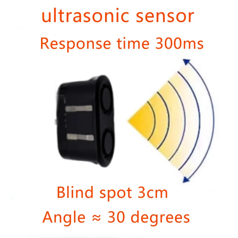 Ultrasonic sensor ranging module, high-precision module, obstacle avoidance intelligent sensing, small blind spot separation