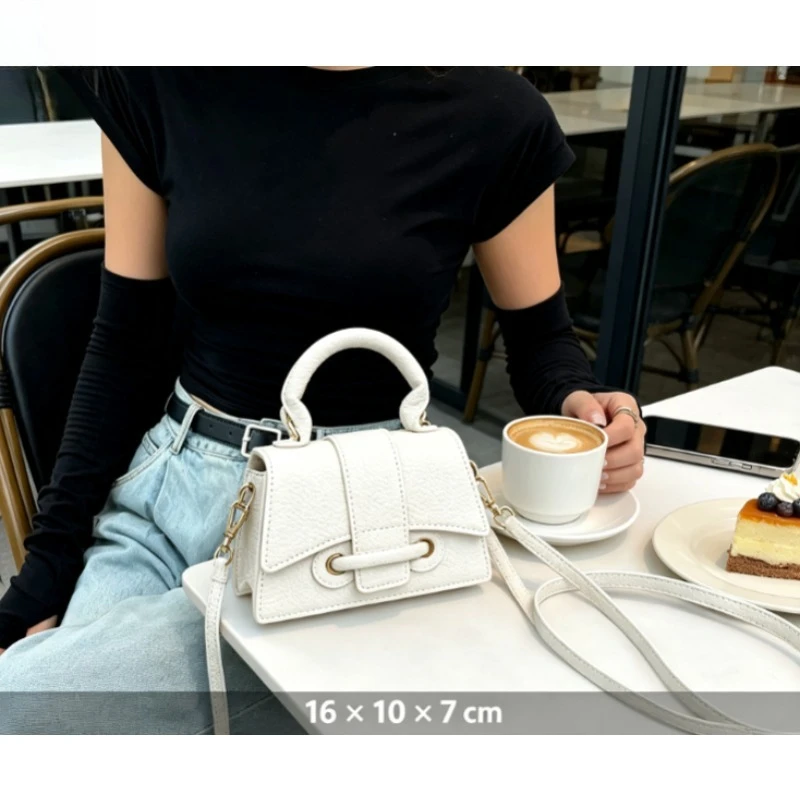 2026 Neu eingetroffene Damen-Mini-Handtasche im koreanischen Nischenstil, vielseitige Umhängetasche für den Alltag, kleine Damen-Geldbörse – Detail 3
