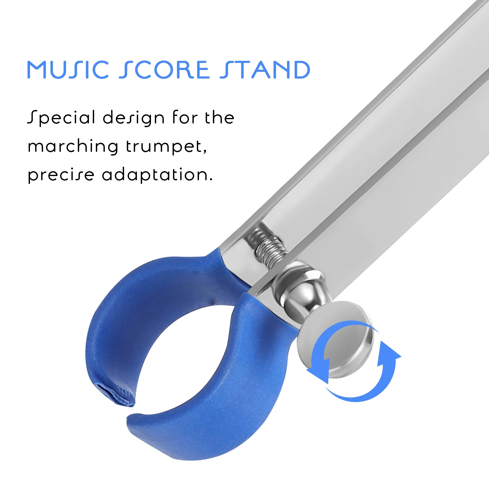 

s Trumpet Book Clamp Cleaning Brush Set Trumpet Music Book Clamp Metal Material Anti Shake for Marching B Music St