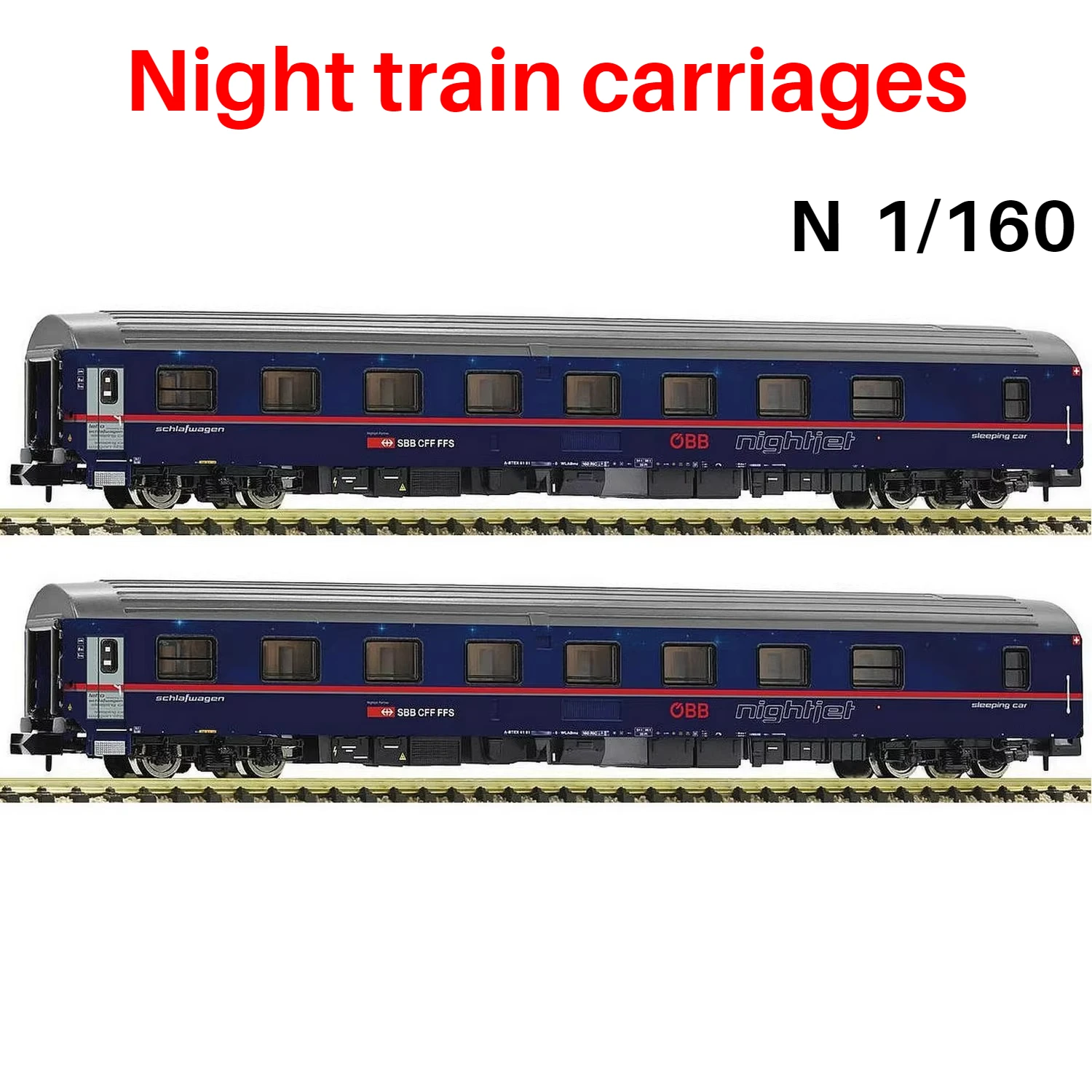 

FLEISCHMANN N 1/160 модель поезда 6260013 ночная линия пассажирская машина (две/одинарный выбор автомобиля) версия постоянного тока модель автомобиля игрушка для мальчика в подарок