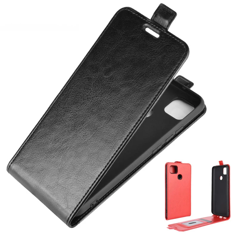 For Xiaomi Redmi 9C NFC Case Flip Vertical Leather Cover For Redmi 12C K60 Pro K60E 11 Prime  A1 Plus 9T 10 K40 Gaming 10X