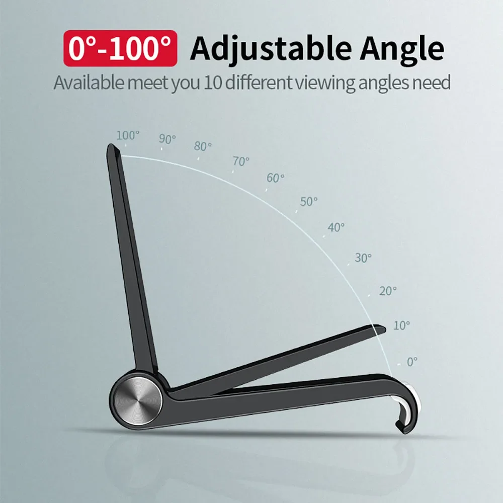100° Angle Adjustable Cell Phone Support Holder for Phone Desktop Stand for Ipad Samsung IPhone 11 X 8 Mobile Phone Mount Stand image 3