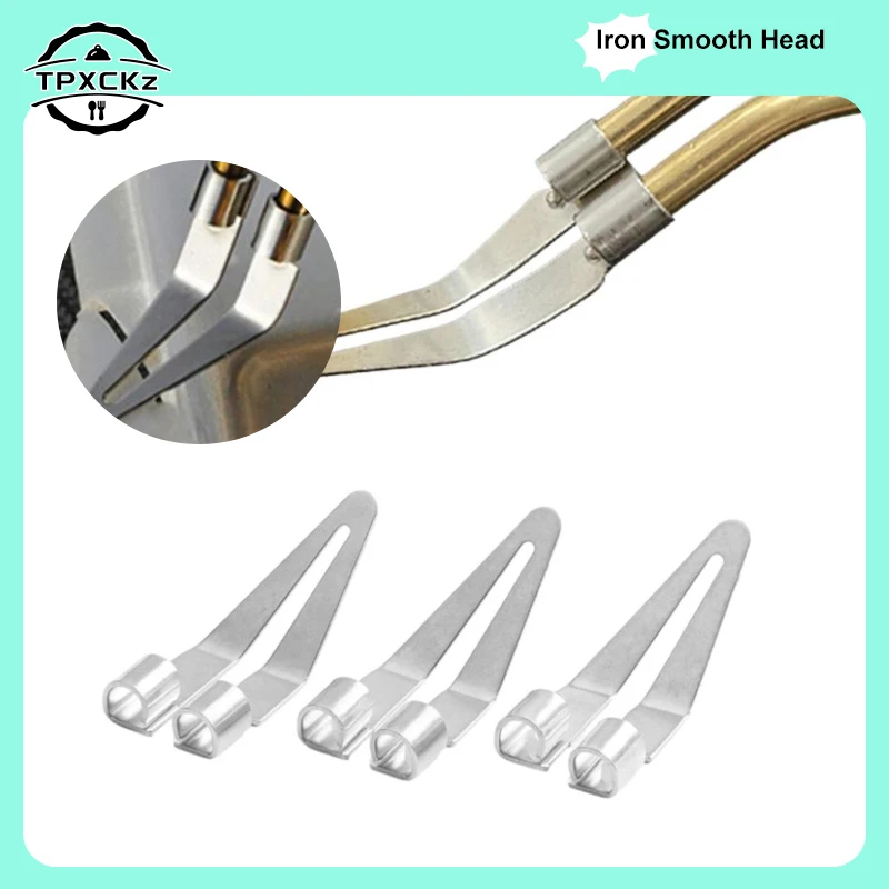 

3pcs Adjustable Smooth Head Soldering Repair Iron Smooth Head 45 Degree Elbow Design For Variety Welding Tools Welding Repair