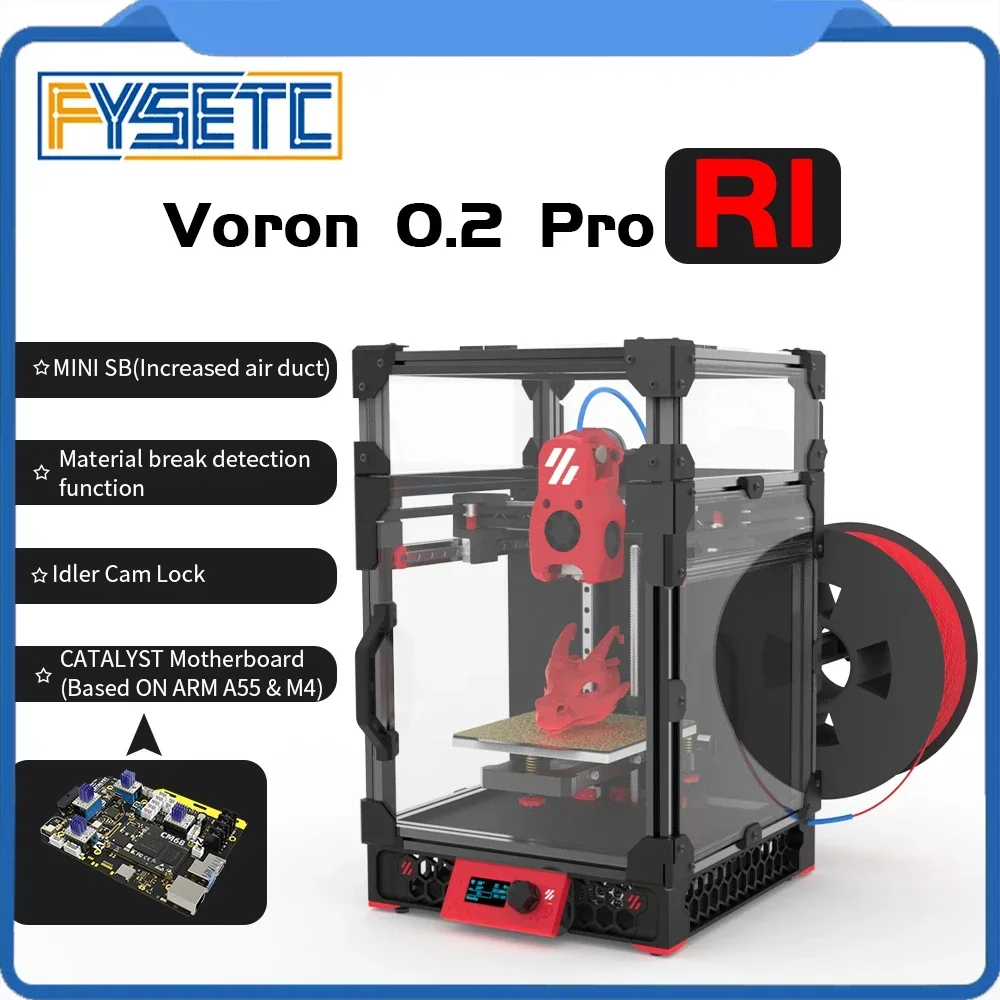 

Voron 0.2 V0.2 R1 PRO CoreXY 3D Printer Kit with CNC Gantry mini Stealthburner Upgraded CATALYST Motherboard Best Quality Parts