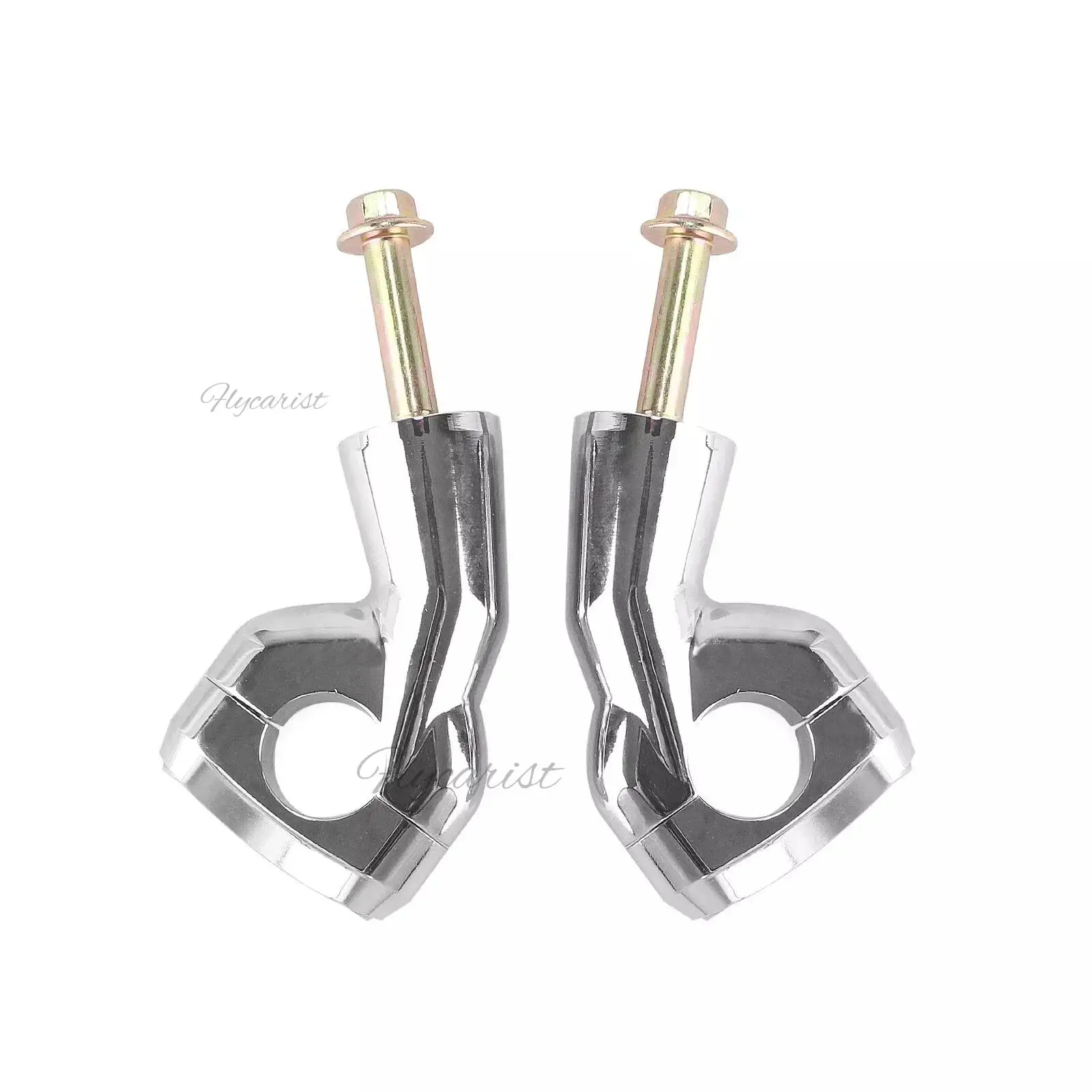 

Motorcycle Chrome Front Handlebar Risers Adapter Parts For Triumph Bonneville T100 T120 Bobber