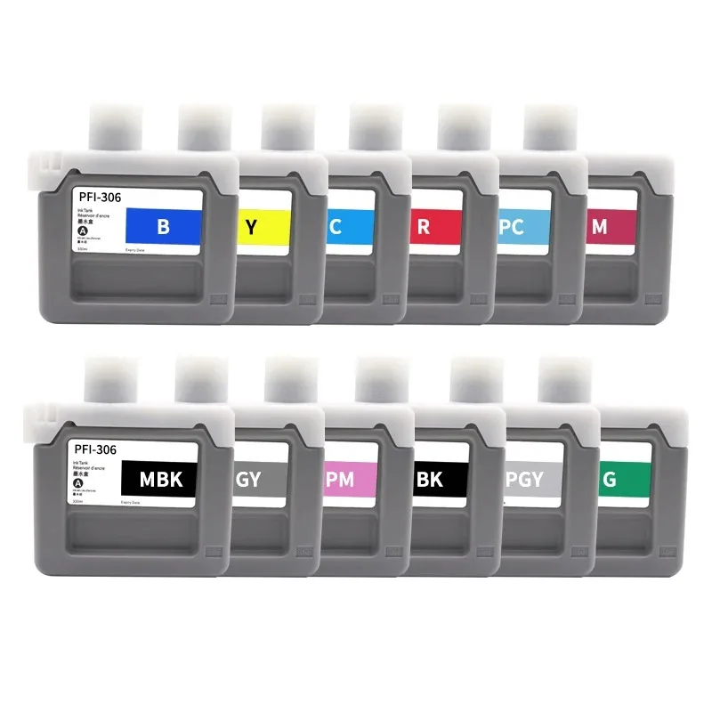 330ML PFI306 PFI 306 PFI-306 Premium Compatible Inkjet Ink Cartridge For Canon iPF8400S iPF9400S iPF8400 iPF9400 iPF8300 Printer