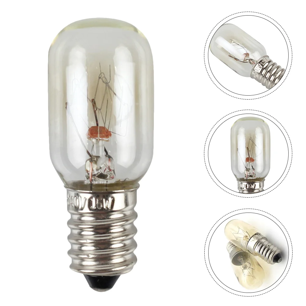 5 PCS Refrigerator Light Bulb Fridge Replacement for Aromatherapy Appliance Part Glass