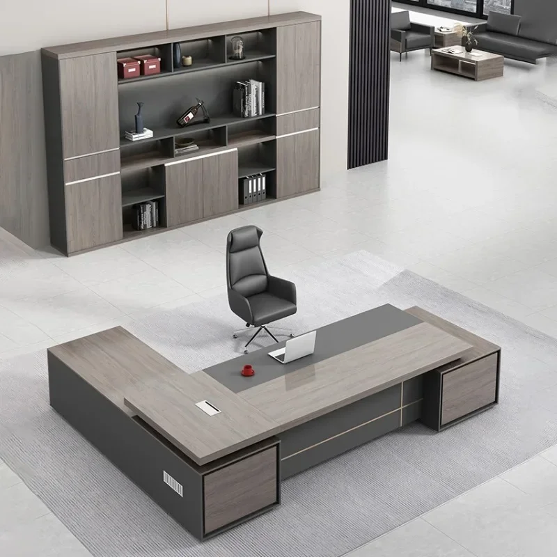 Boss Office Desk Tables and Chair Combination Office Furniture Nordic Minimalist Manager Desk Computer Game Table r