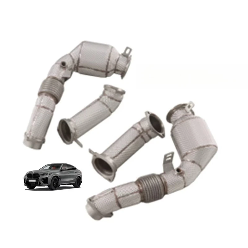 

Car Exhaust Stainless Steel Exhaust System High Flow Downpipe for BM W X5M X6M LCI 2024+ S68 4.4T Car Accessories