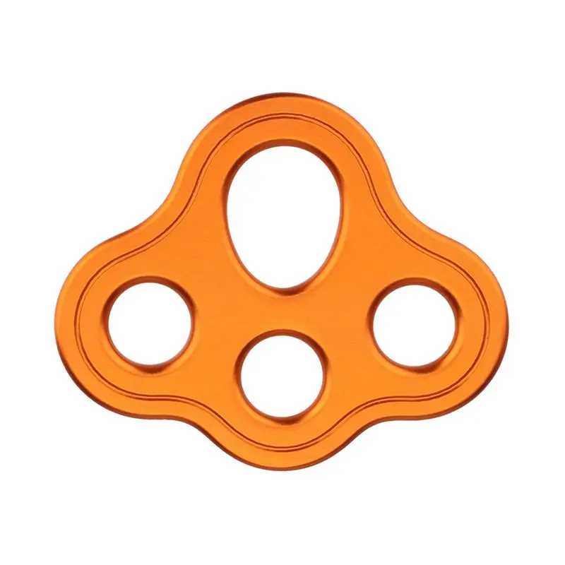 ABHS-Rigging Plate 50KN, Bear, Force Divider Plate Anchor Multipliers Connector Gear For Yoga Hammock Descender Rock Climbing