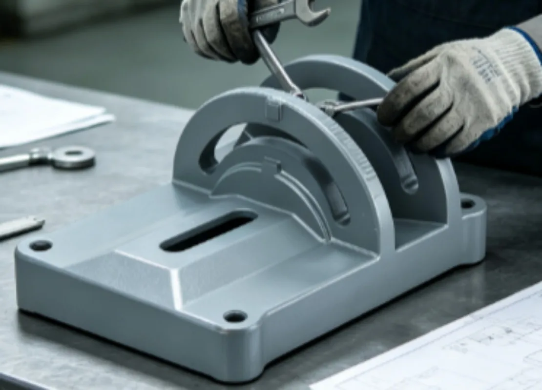 Adjustable Angle Universal Bracket Base Foot, Inclined Hole Support for Water Drilling Rig
