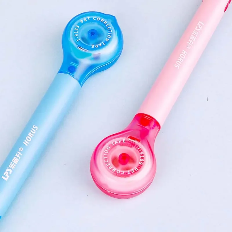 Creative Pen Shape Correction Tape Cute Colorful Corrector Tape Error correction Tools Office School Supplies Stationery 5mm*6m