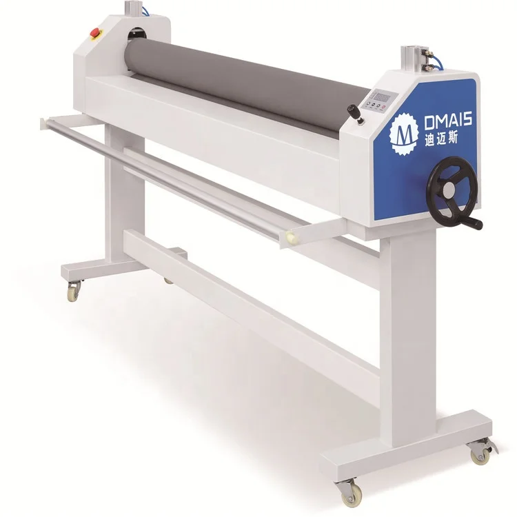 

63" Wide Format Laminating Machine Roll to Roll lamination Heat-Assist Easy Operate Manual Laminator