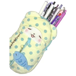 Sanrio Anime muslimate peluche astuccio Kawaii coperta orso penna sacchetto studente Desktop Storage Bag studente cancelleria regalo