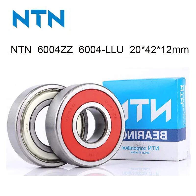 

2/5Pcs 100% Original Japan NTN Bearing 6004-ZZ 6004-LLU Ball Bearing ABEC-9 20x42x12mm 6004 High Speed Deep Groove Ball Bearing