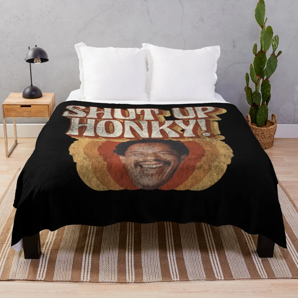 Shut Up Honky Funny Vintage Throw Blanket Summer Summer Beddings Blankets