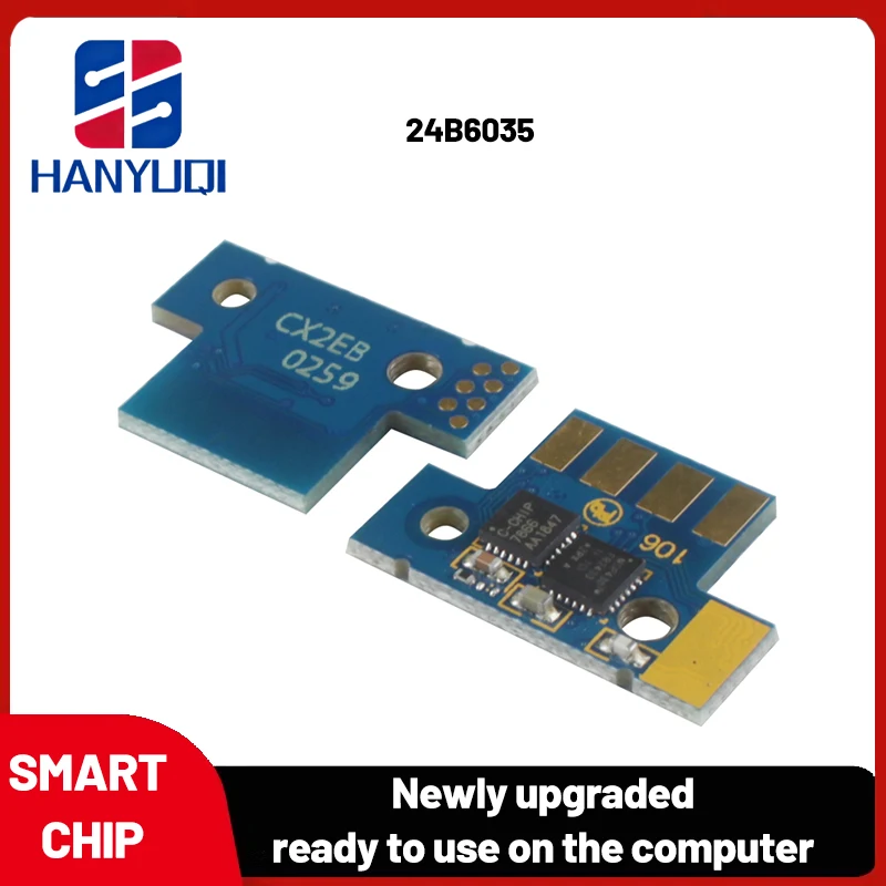

Compatible 24B6035 toner chip for Lexmarks blue chip XM1145 M1145 reset ink cartridge chip