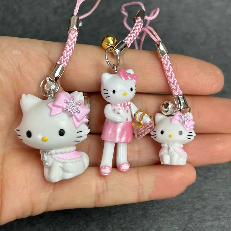 White Cat Charmmyse Action Figures Model Toy Cartoon Q Version Cute Peripheral Pendant Key Chain