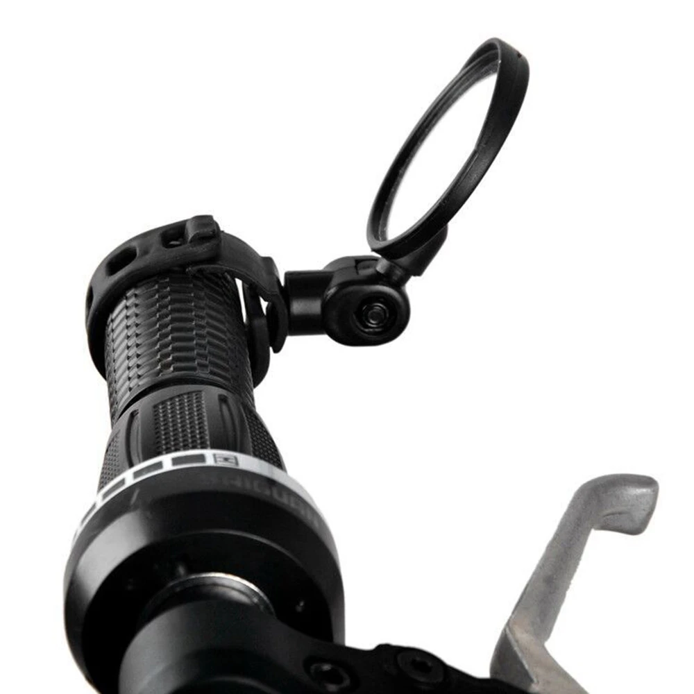 Bicycle Rearview Mirror Wide Angle Convex Cycling Mirror MTB Rearview Mirror Silicone Handle Rearview Mirror 7.9cm