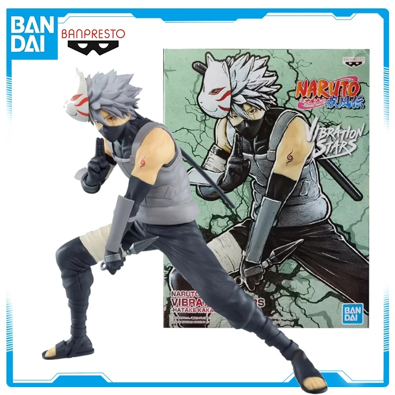 

В наличии Bandai аниме Наруто Shippuuden Хатаке Какаши маска Кунай одевается модель игрушки подарочная коллекция фигурка WY