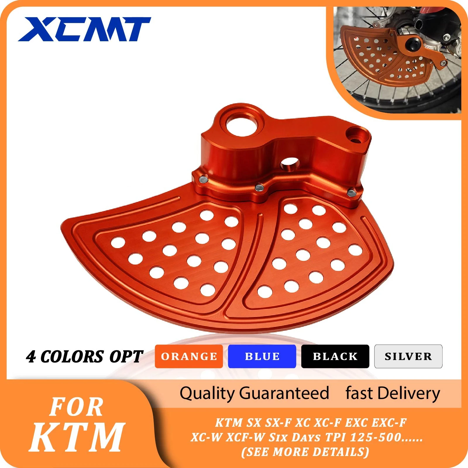 

Motorcycle Front Brake Disc Guard Protector Cover For KTM EXC EXC-F XC-W XCF-W SX SX-F XC XC-F 125 200 250 350 450 500 2016-2023