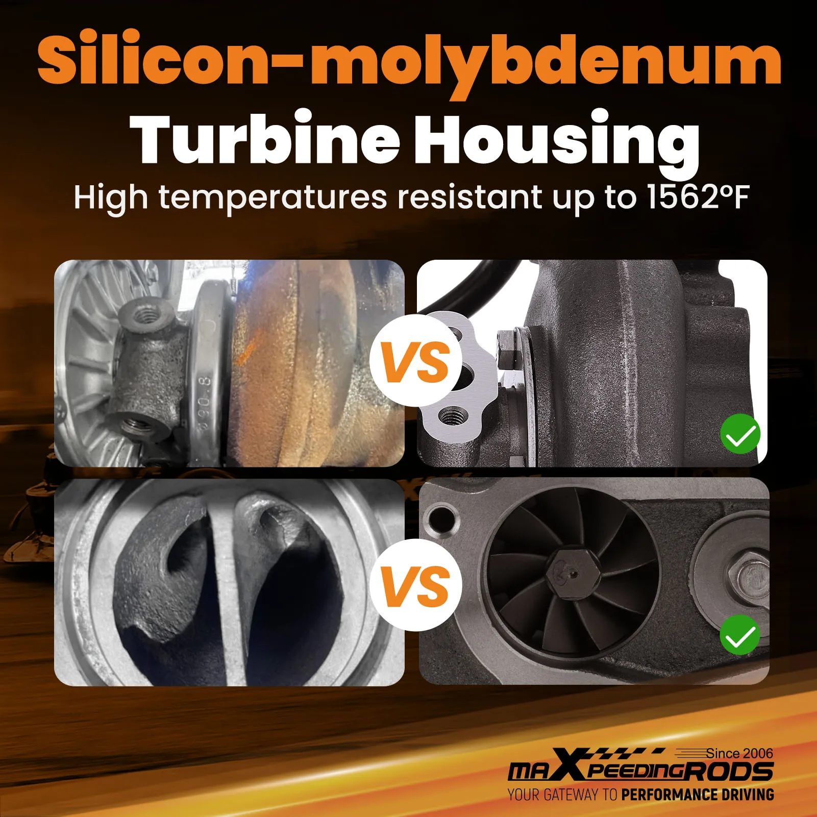 

Турбокомпрессор MGT2260SZ Billet для Ford Mustang 2.3 2300CC Ecoboost 2015+ 821402-0007