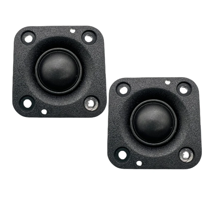 High Performances 2Inch Square Tweeter Speakers, 20W 4ohm with Aluminum Heat Sink for Enhances Sound Claritys