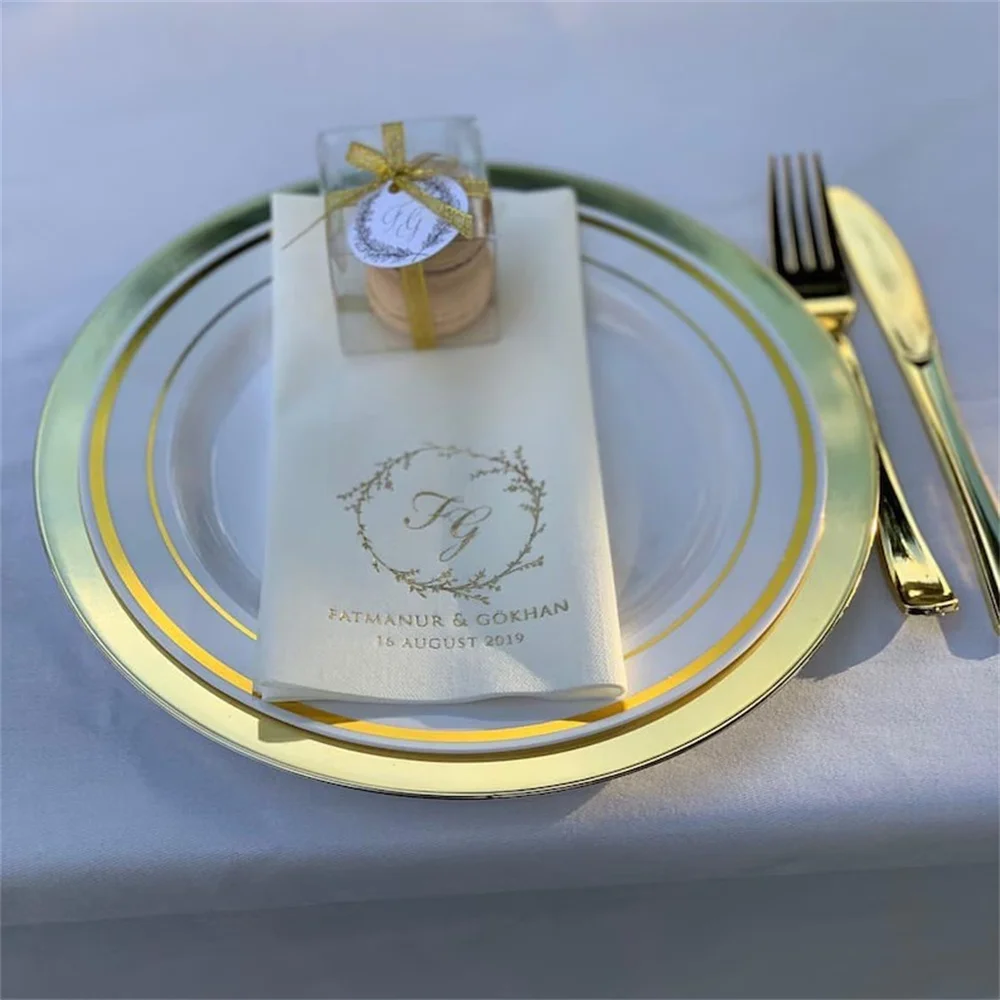

50pcs Personalized napkins, DINNER,napkins, serwetki, Bedruckte Servietten, Hochzeit, Personalized Napkins, Wedding napkins