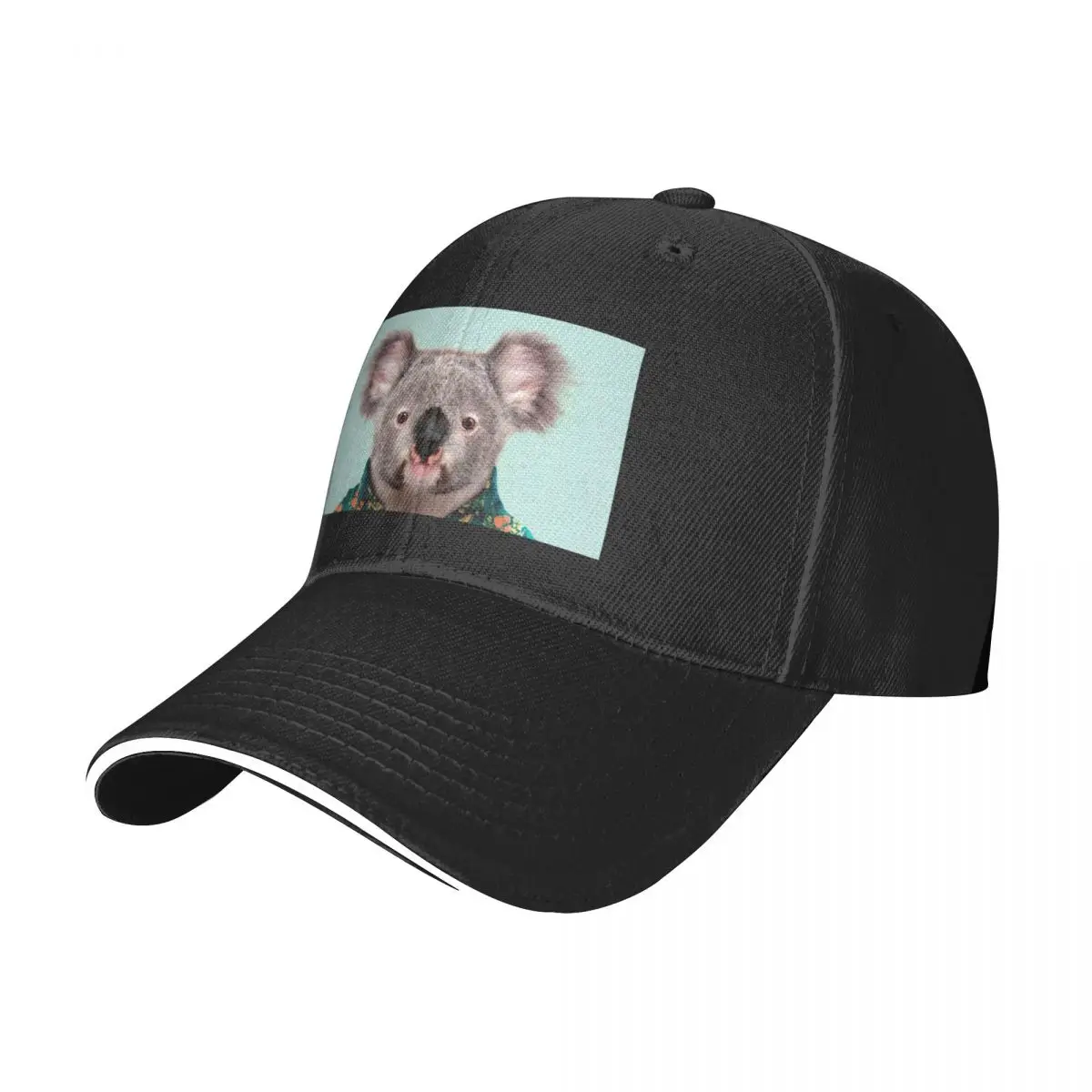 Koala in shirt Baseball Cap Icon tea Hat Men's Caps Women's