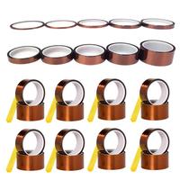 3-100mm Kapton Tape Polyimide Adhesive Insulating Adhesive Tape Каптоновый Скотч Heat Tape For Board Protection