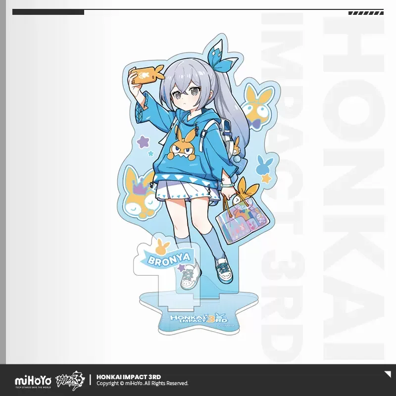 Sunsyea Honkai Impact 3rd Official Merch miHoYo Original Authentic Houmuleyuan Series Acrylic Stand Elysia Bronya Kiana Seele