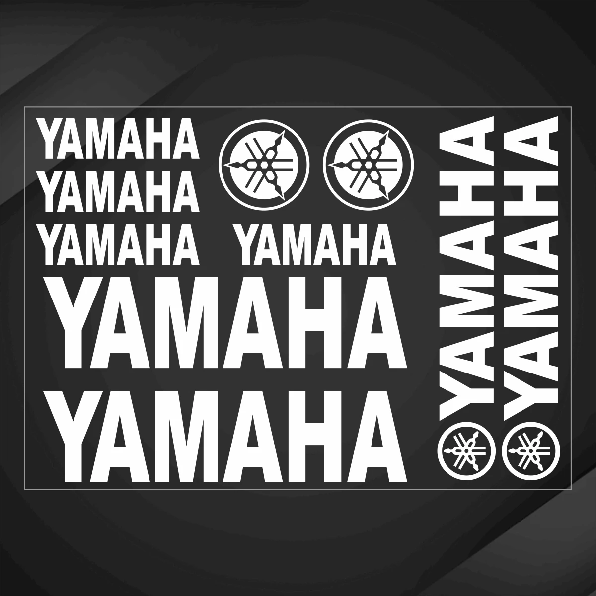 Наклейки с логотипом мотоцикла Yamaha
