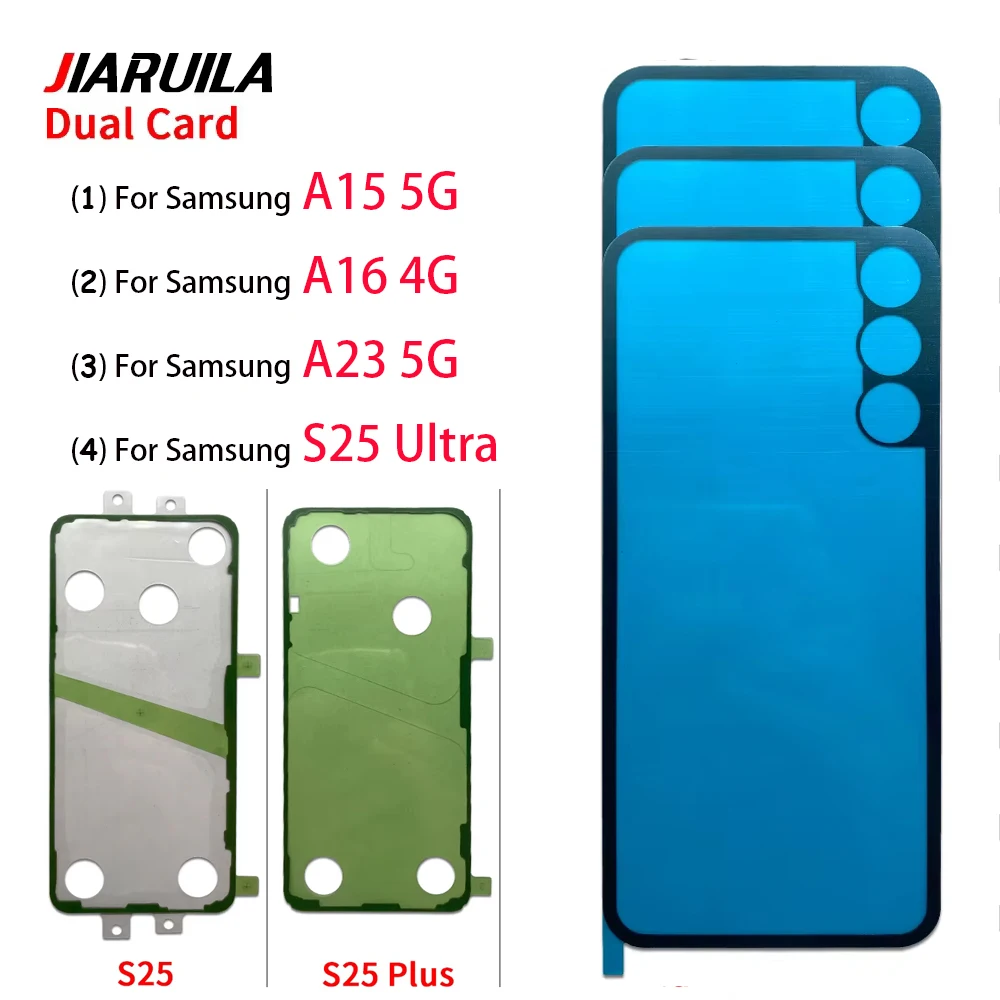 

Back Door Waterproof Tape Glue For Samsung S25 Plus Ultra A15 A16 A23 A26 4G 5G M34 S24 Fe Back Battery Cover Sticker Adhesive