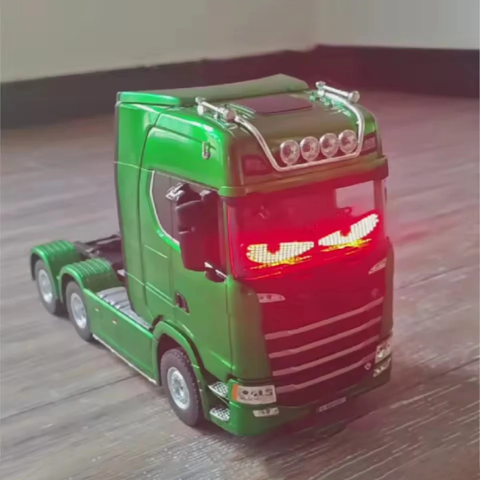 1:18 échelle 770s Rc tracteur camion Huina 1501 plastique Rtr camion voitures télécommande modèle de voiture avec batterie lumière son garçons cadeau