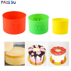 FAIS DU No-stick Round Silicone Cake Mold Random Color Mousse Cake Moulds DIY Desserts Baking Mold Tools Kitchen Accessories