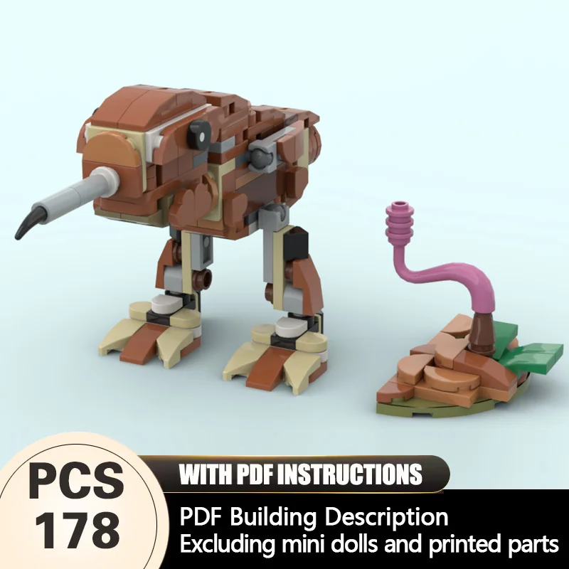 QWERT Creators Animal Series Model MOC Building Bricks Kiwi Bird Modular Technology Gifts Holiday Assemble Children Toys Suit