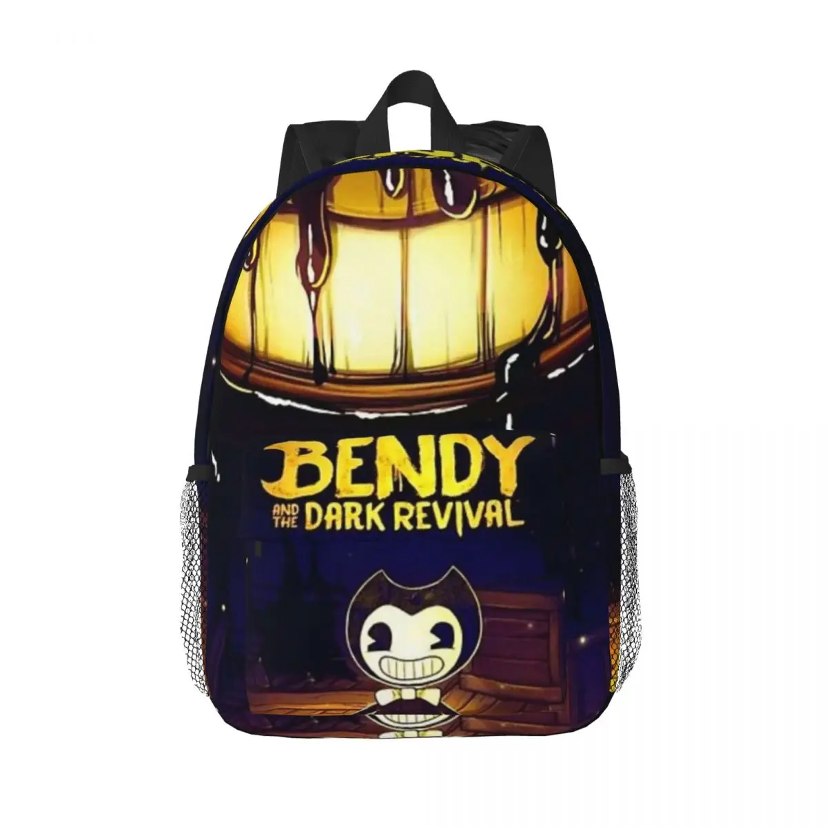 Mochila Bendy and the Dark Revival para crianças, mochila escolar para crianças, meninos e meninas, mochila escolar do jardim de infância, moda