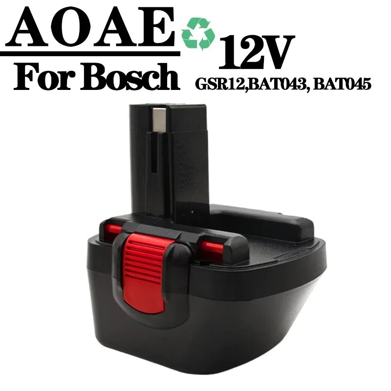 For  Bosch 12V 9800mAh PSR Battery 12V 9.8Ah AHS GSB GSR 12V E-2 BAT043 BAT045 BAT046 BAT049 BAT120 BAT1392024